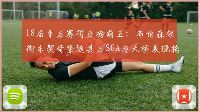 18届季后赛得分榜前五：布伦森领衔东契奇紧随其后SGA与大桥表现抢眼